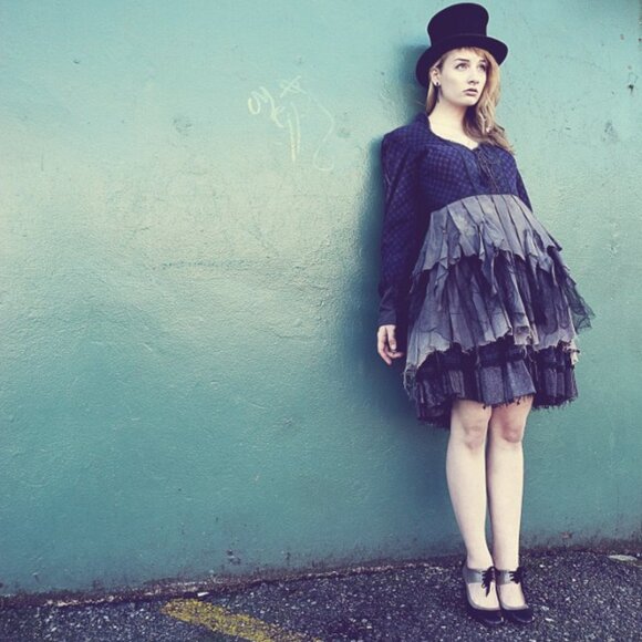 Wearydrearies Distressed Burning Man Fairy Dress with Corsetted Bodice - Picture 3 of 7